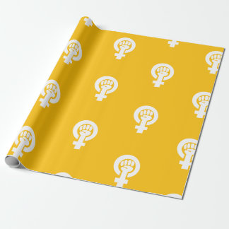 Feministisches Symbol Geschenkpapier