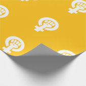 Feministisches Symbol Geschenkpapier (Ecke)