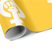 Feministisches Symbol Geschenkpapier (Rolleneckpunkt)
