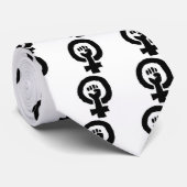 Feministisches Symbol Krawatte (Gerollt)