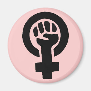 Feministisches Symbol Magnet