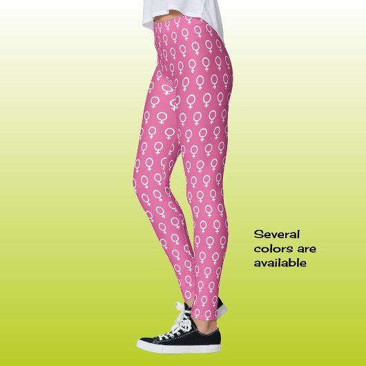 Feministisches Symbol rosa Leggings