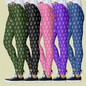 Feministisches Symbol rosa Leggings