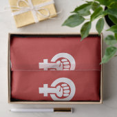 Feministisches Symbol Seidenpapier (Geschenk)