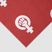 Feministisches Symbol Seidenpapier (Detail)