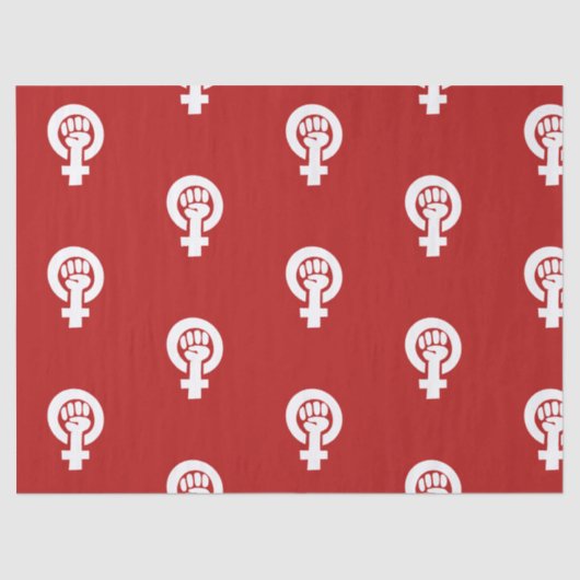 Feministisches Symbol Seidenpapier (Vorderseite)