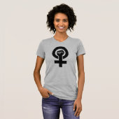 FEMINISTISCHES WIDERSTAND-SYMBOL -- T-Shirt (Vorne ganz)