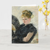 Femme À L'éventail | Berthe Morisot Karte (Gelbe Blume)