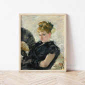Femme À L'éventail | Berthe Morisot Poster