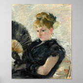 Femme À L'éventail | Berthe Morisot Poster (Vorne)