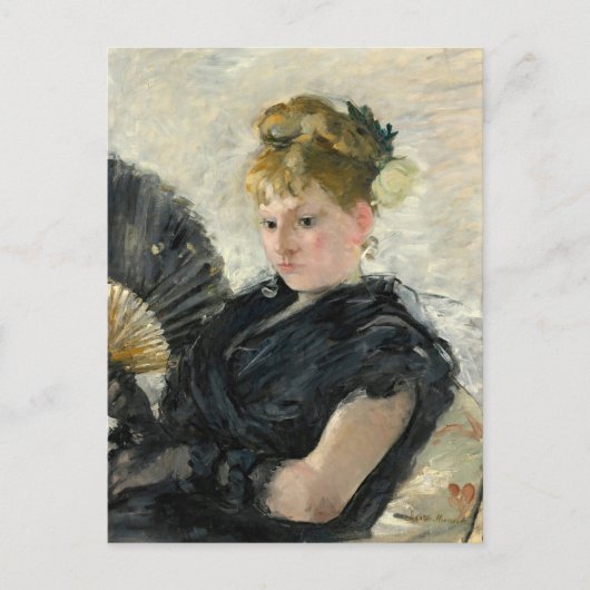 Femme À L'éventail | Berthe Morisot Postkarte (Vorderseite)