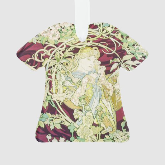 Femme à marguerite - Bericht über die Textilplatte Ornament (Rückseite)