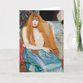 Femme a sa toilette von Louis Anquetin Dankeskarte (Vorderseite)