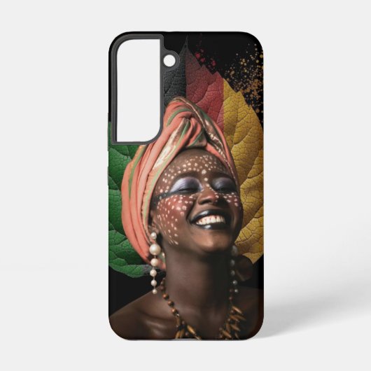 Femme africaine artistique samsung galaxy hülle (Rückseite)