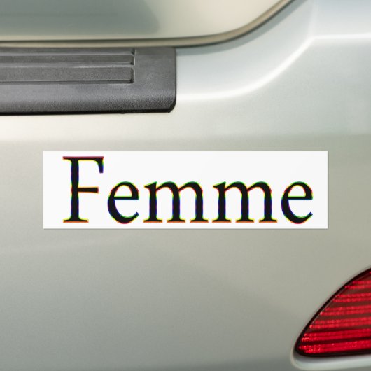 Femme Autoaufkleber (Auf Auto)