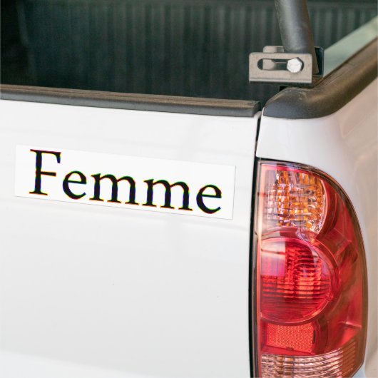 Femme Autoaufkleber (Auf Lkw)