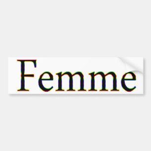 Femme Autoaufkleber