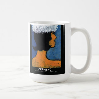 "Femme avec Charpeau Blanche" durch Zermeno Kaffeetasse