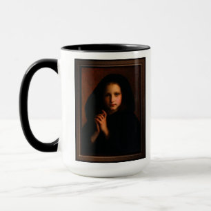 Femme Dans Un Manteau von Adolphe Piot Tasse