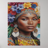 FEMME DE MAYOTTE POSTER (Vorne)