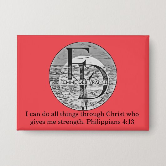 Femme Delivrance Button (Vorderseite)