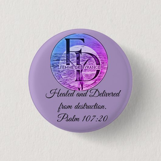 Femme Delivrance Button (Vorderseite)