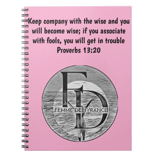 Femme Delivrance Notebook Notizblock (Vorderseite)