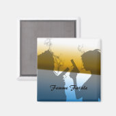 Femme Fatale - Doppel Trouble Magnet (Vorderseite/Rückseite)