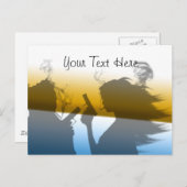 Femme Fatale - Doppelte Postkarte (Vorne/Hinten)