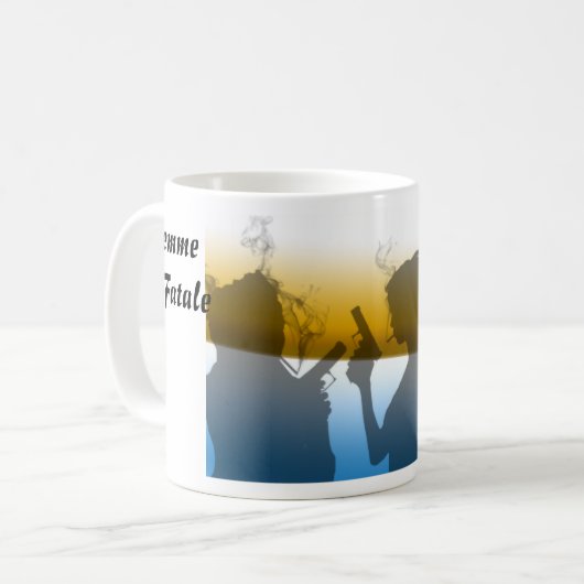 Femme Fatale - Doppelte Tasse (Vorderseite Links)