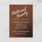 Femme Fatale Haar-Stylist-Farbenkünstler - Visitenkarte (Rückseite)