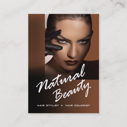 Femme Fatale Haar-Stylist-Farbenkünstler - Visitenkarte (Vorderseite)