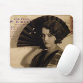 Femme Fatale im Sepia Mousepad (Mit Mouse)