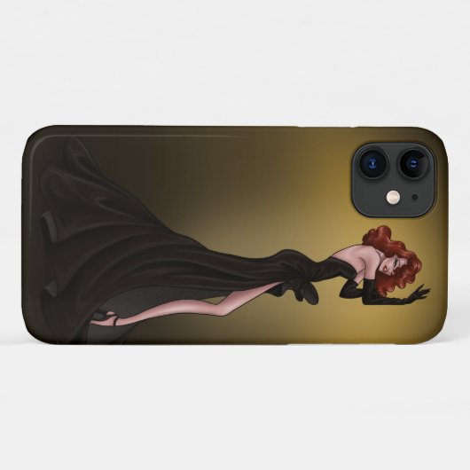 Femme Fatale iPhone Case (Rückseite (Horizontal))