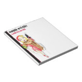 Femme Fatale Murder Mystery Small Notepad Notizblock (angewinkelt)