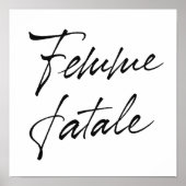 Femme Fatale Poster (Vorne)