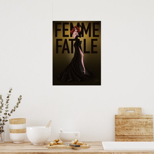 Femme Fatale Poster (Küche)