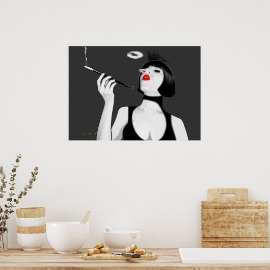 Femme Fatale Poster (Küche)