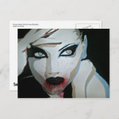 'Femme Fatale' Postkarte (Vorne/Hinten)