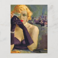 Femme Fatale - Postkarte / Einladungen