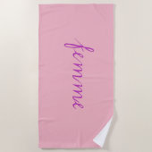 Femme Honeymoon Beach Handtuch (Vorderseite)