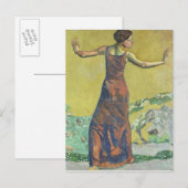 Femme Joyeuse Postkarte (Vorne/Hinten)