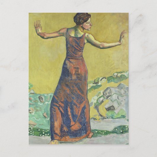 Femme Joyeuse Postkarte (Vorderseite)