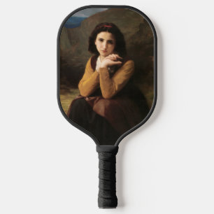 Femme Mignonne von Bouguereau oder Junge Frau Pickleball Schläger