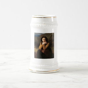 Femme Mignonne von Bouguereau oder Junge Frau von Bierglas
