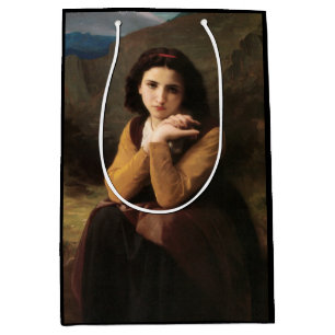 Femme Mignonne von Bouguereau oder Junge Frau von Mittlere Geschenktüte
