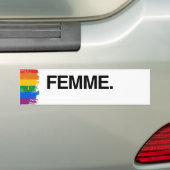 FEMME - .png Autoaufkleber (Auf Auto)