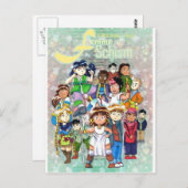 Femme Schism Chibi Group Postkarte (Vorne/Hinten)