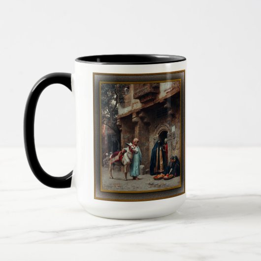 Femmes Arabes Devant Une Porte Tasse (Links)