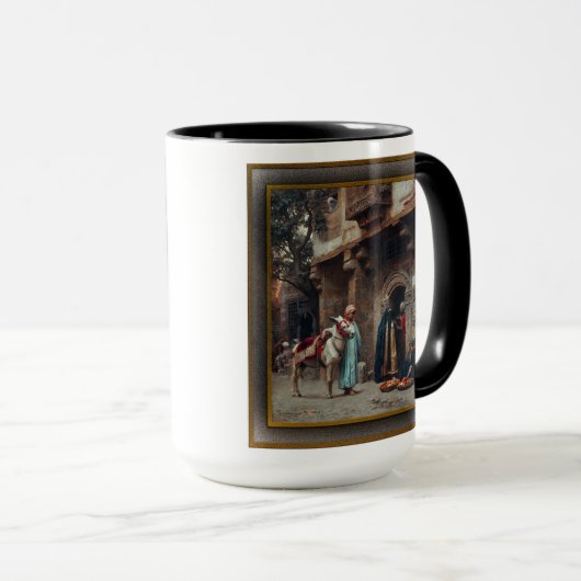 Femmes Arabes Devant Une Porte Tasse (VorderseiteRechts)